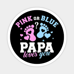 Gender reveal papa dad Magnet